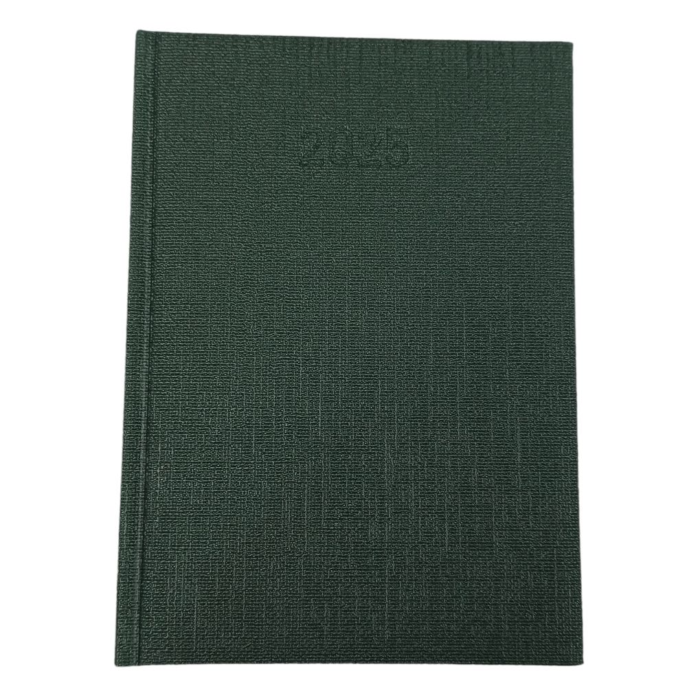 Дневник датированный "2025" в твердом переплете А5, 168 листов (23В-004 green-jeans)