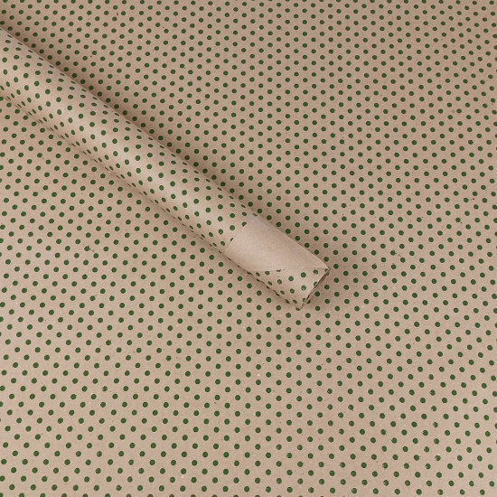 Эко - крафт, бумага подарочная, 0,6 х 6м, 80г (ECP002.2)