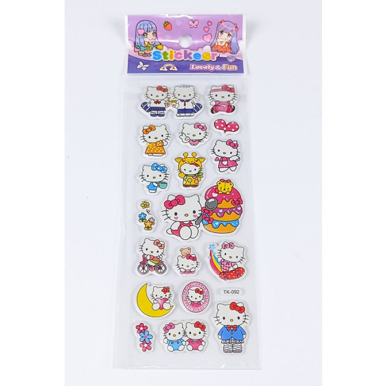 Наклейка объёмная 21 х 7 см (TK-092)