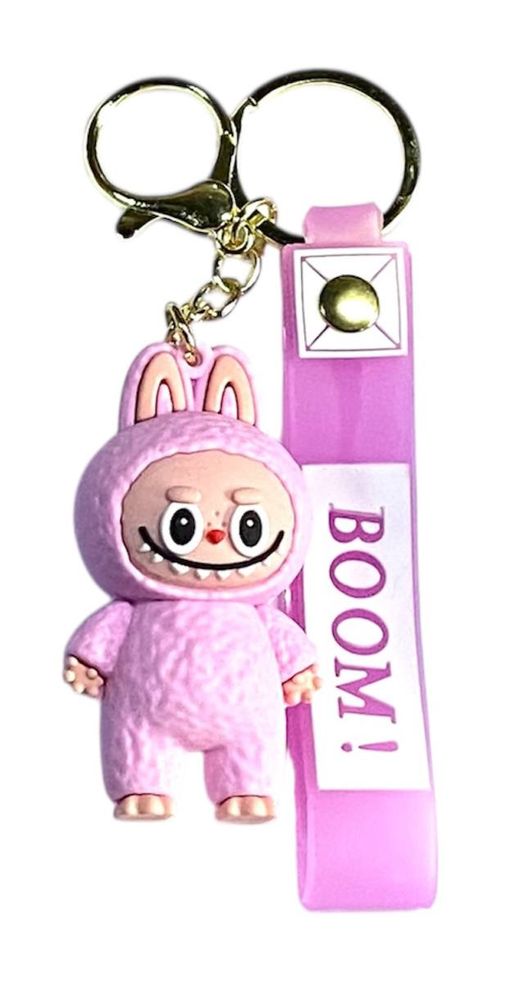 Брелок игрушка для ключей на рюкзак или сумку Labubu 7 см- (микс) Разноцветный Без бренда (KT-11)
