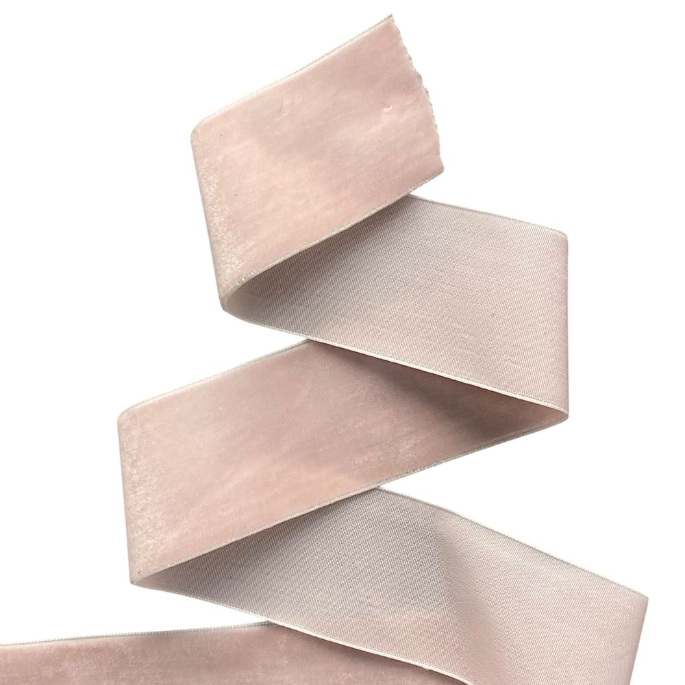 Бархатная лента  4 см (±5мм) х30 ярдов Розовый Marill (D00840-   06)