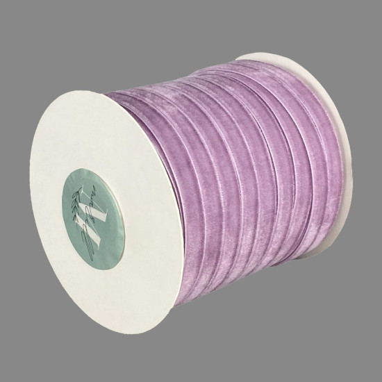 Бархатная лента  1,0 см х 50 ярдов Розовый Marill (D00910- C 38)