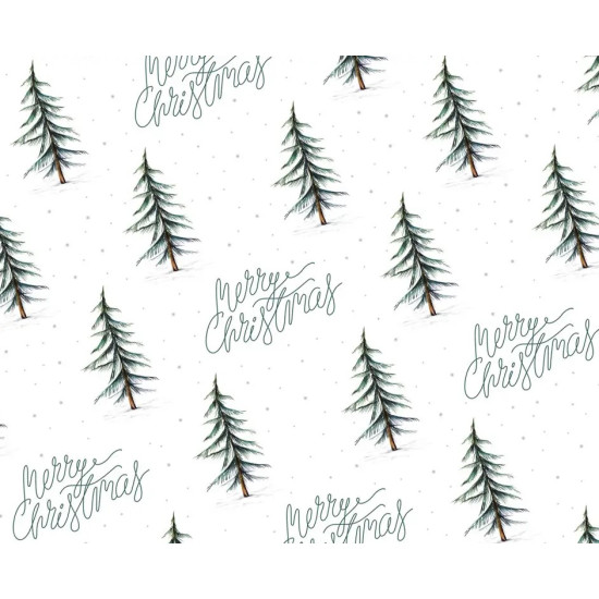 Бумага новогодняя для упаковки подарков 10 листов - 100 х 70 см 50г (PCZ10070-10-638)