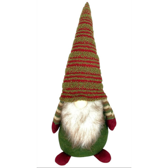 Новогодняя мягкая игрушка Гном 24 х 14 х 58см (L01167)
