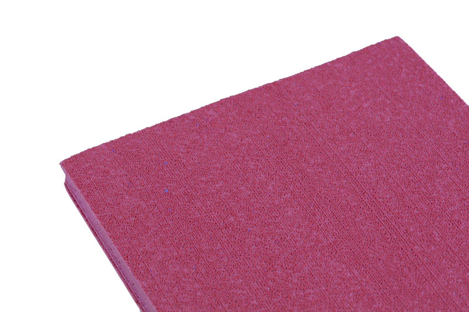 Фоаміран з флоком,  10 аркушів 20х30 - червоний (8932)