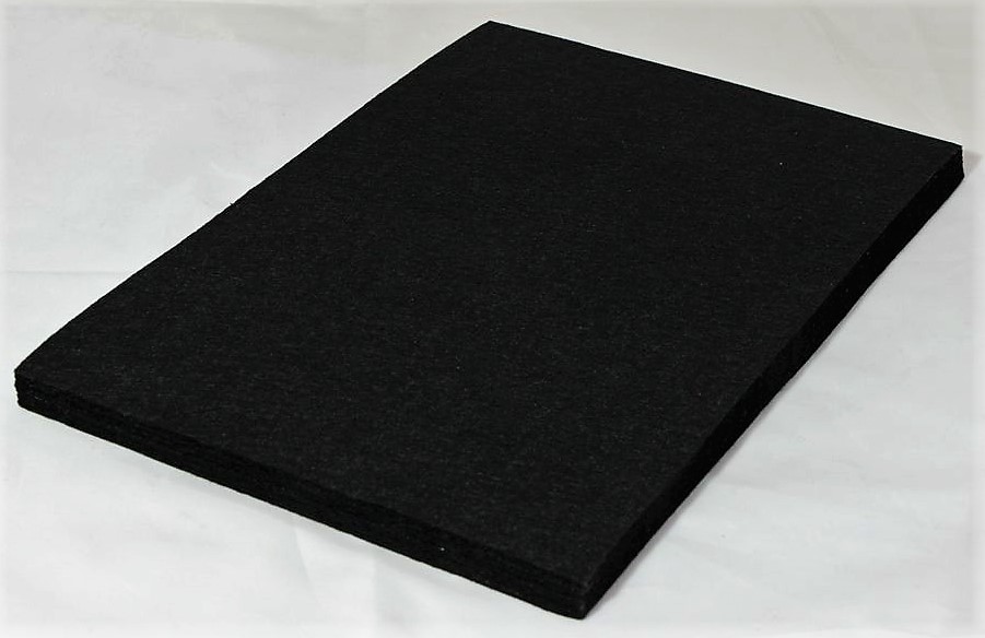 Фетр 1,0мм черный А4 - 10листов, 7728(42) (7728(42))