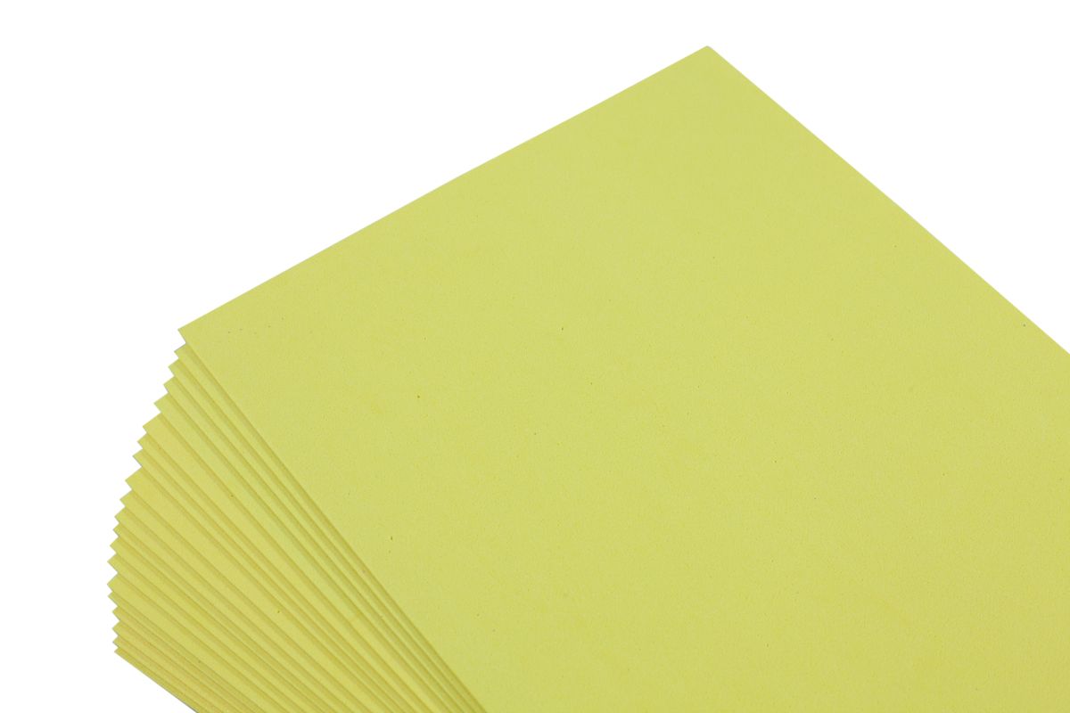 Фоамиран 1,0мм желтый - 20листов, 7713 (7713)
