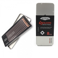 Набор карандашей для эскизов "Acmeliae" 8шт-2H.H.HB.B.2B.4B.6B.8B mix (43003)