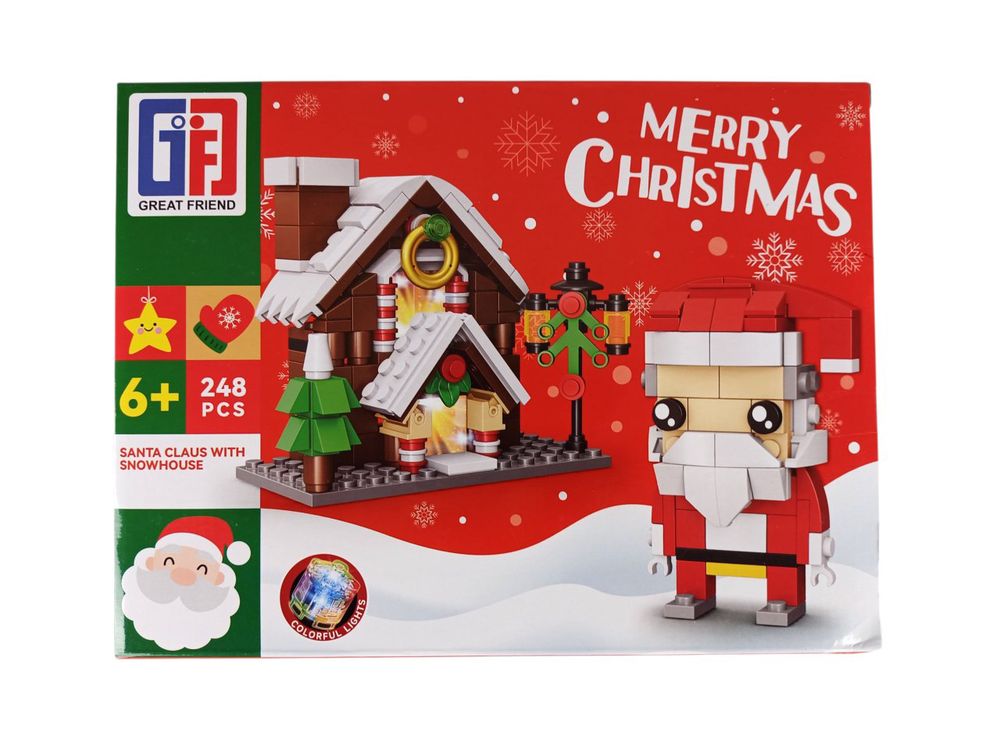 Конструктор 248 деталей "Дом Санта Клауса"" (123-821)