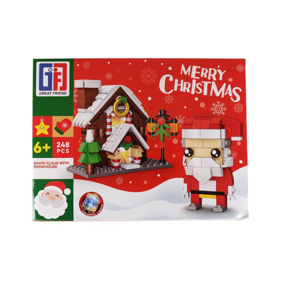 Конструктор 248 деталей "Дом Санта Клауса"" (123-821)