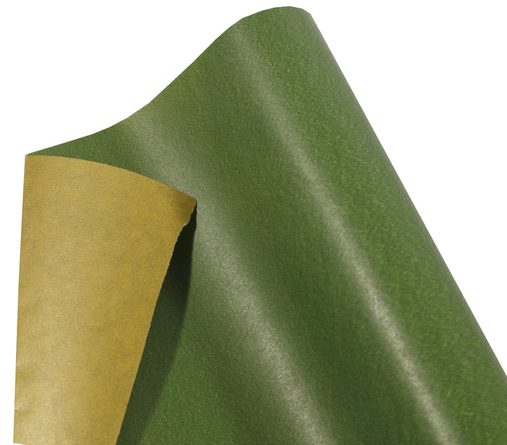 Бумага упаковочная крафт-двосторонний 0,7 х 7м Зеленый Unison (Пт 475.3)