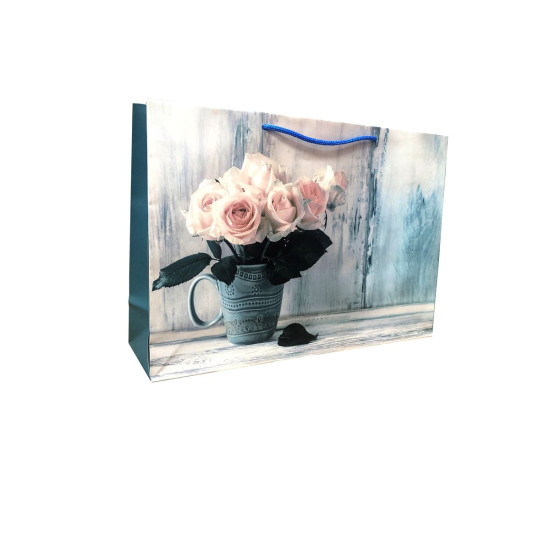 Пакет подарунковий ламінований 25х36х10см, 170г/м2 Різнокольоровий Unison (W4)