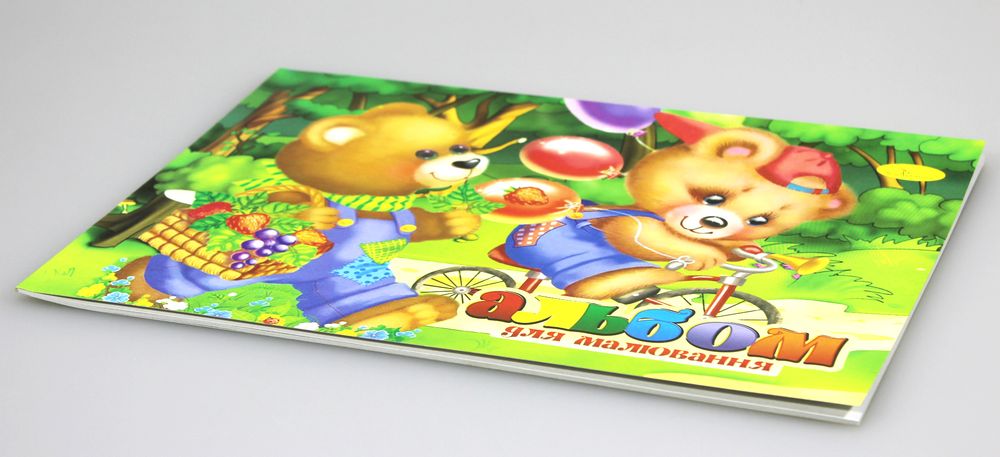 Альбом для рисования 12л на клею (АМ-К-12)