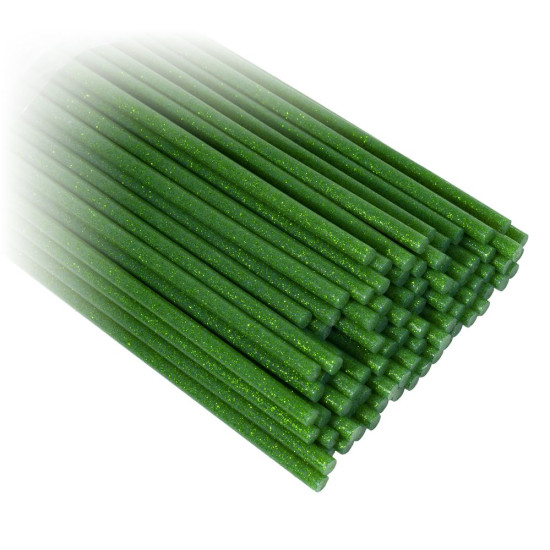 Термоклей с глиттером 7мм х 30см 1кг Зеленый Unison (1204)