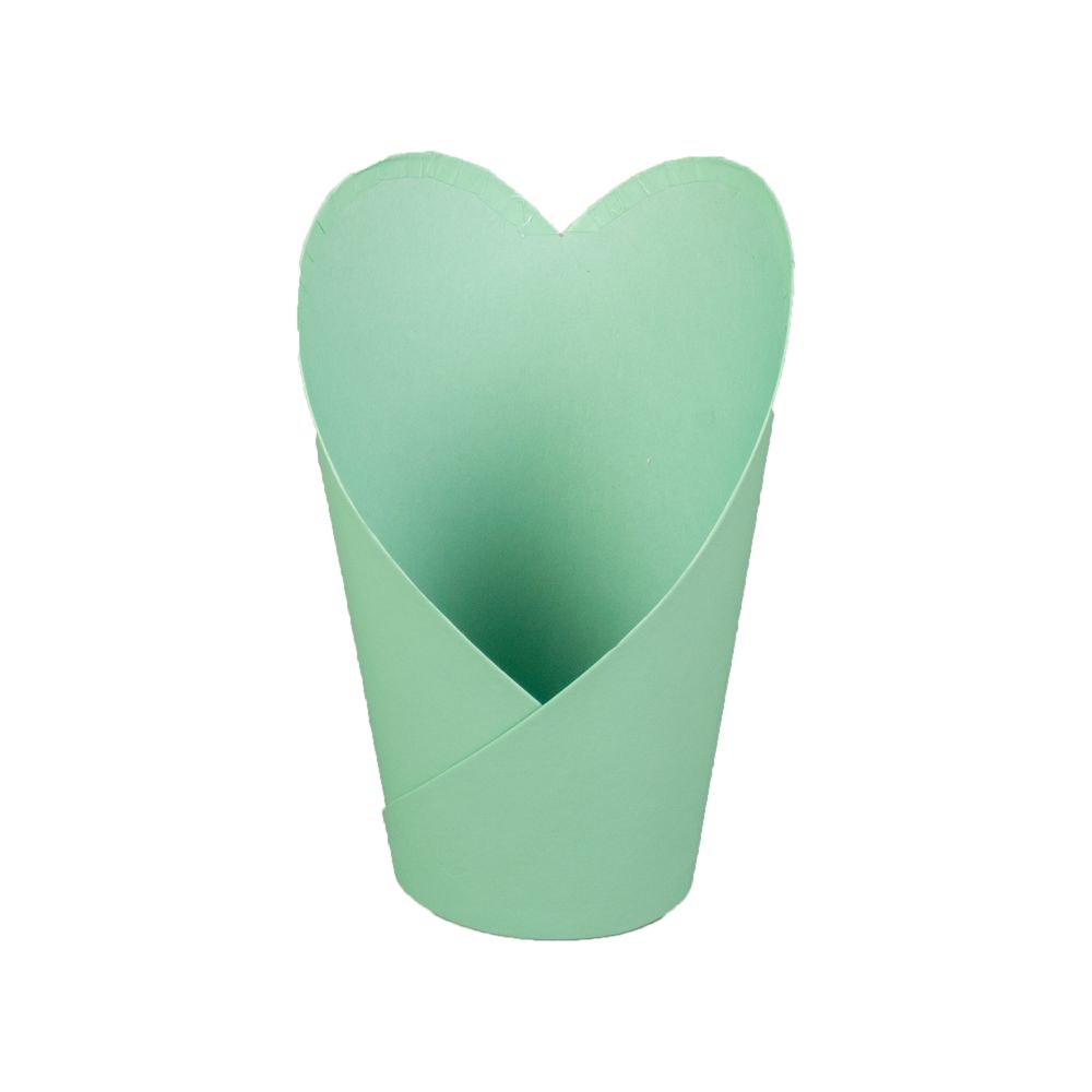 Коробка декоративная для цветов 13,5 x 10 x 22см Зеленый Unison (W3015)