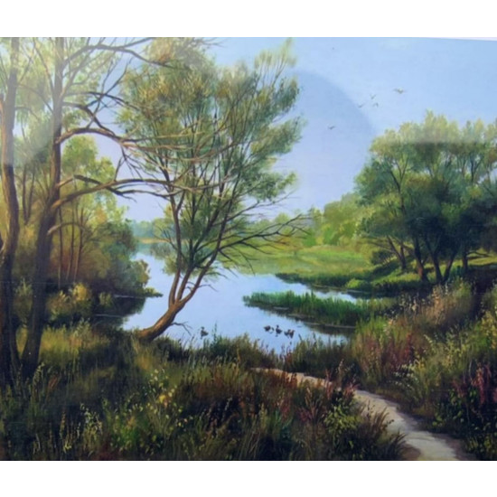 Картина за номерами "Річка" 40 * 50см, OPP, крас.-акрил, кисть-3шт. (6462EOTG_O)