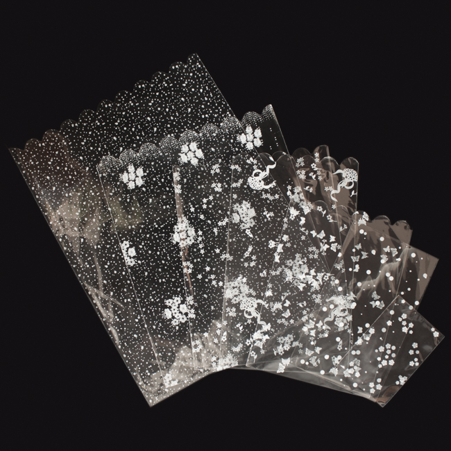 Пакет целлофановый прозрачный с рисунком 25 х 35 см (100шт в уп) Прозрачный Unison (PP266)