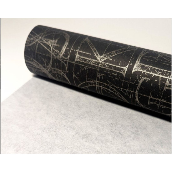 Бумага упаковочная крафт-двосторонний 0,7 х 7м Черный Unison (Пт 500.8)