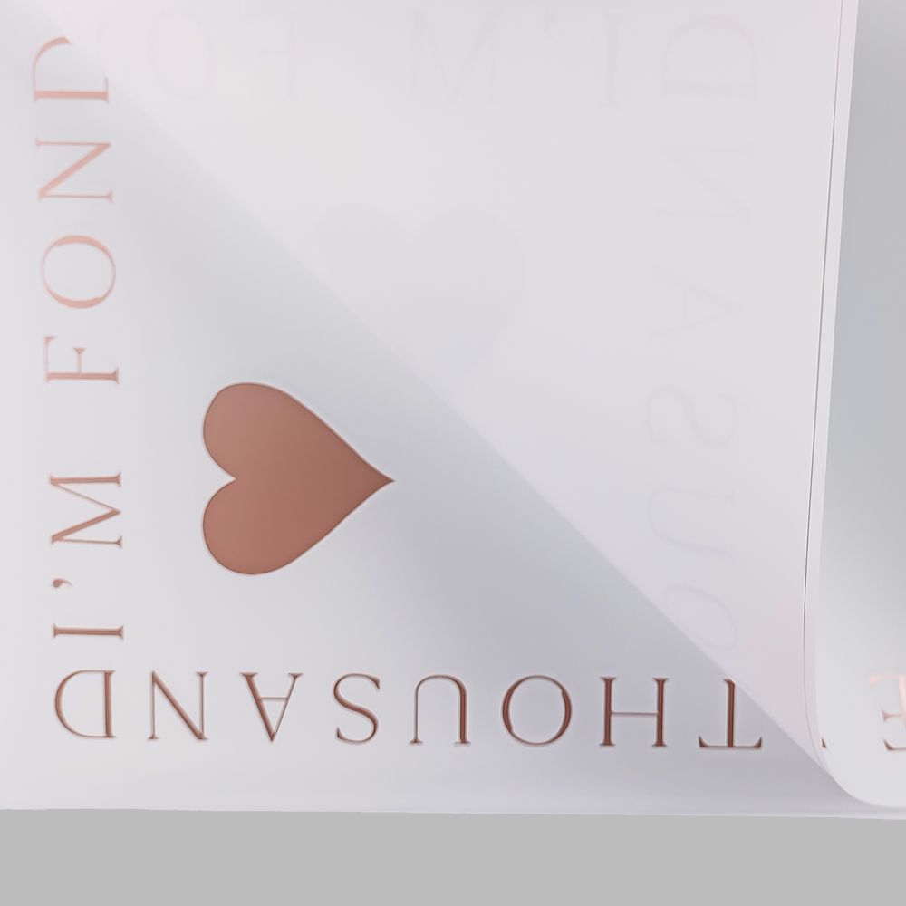 Пленка матовая 55мкр,  60 х 60см - 20 листов Белый Unison (P PMS 06)