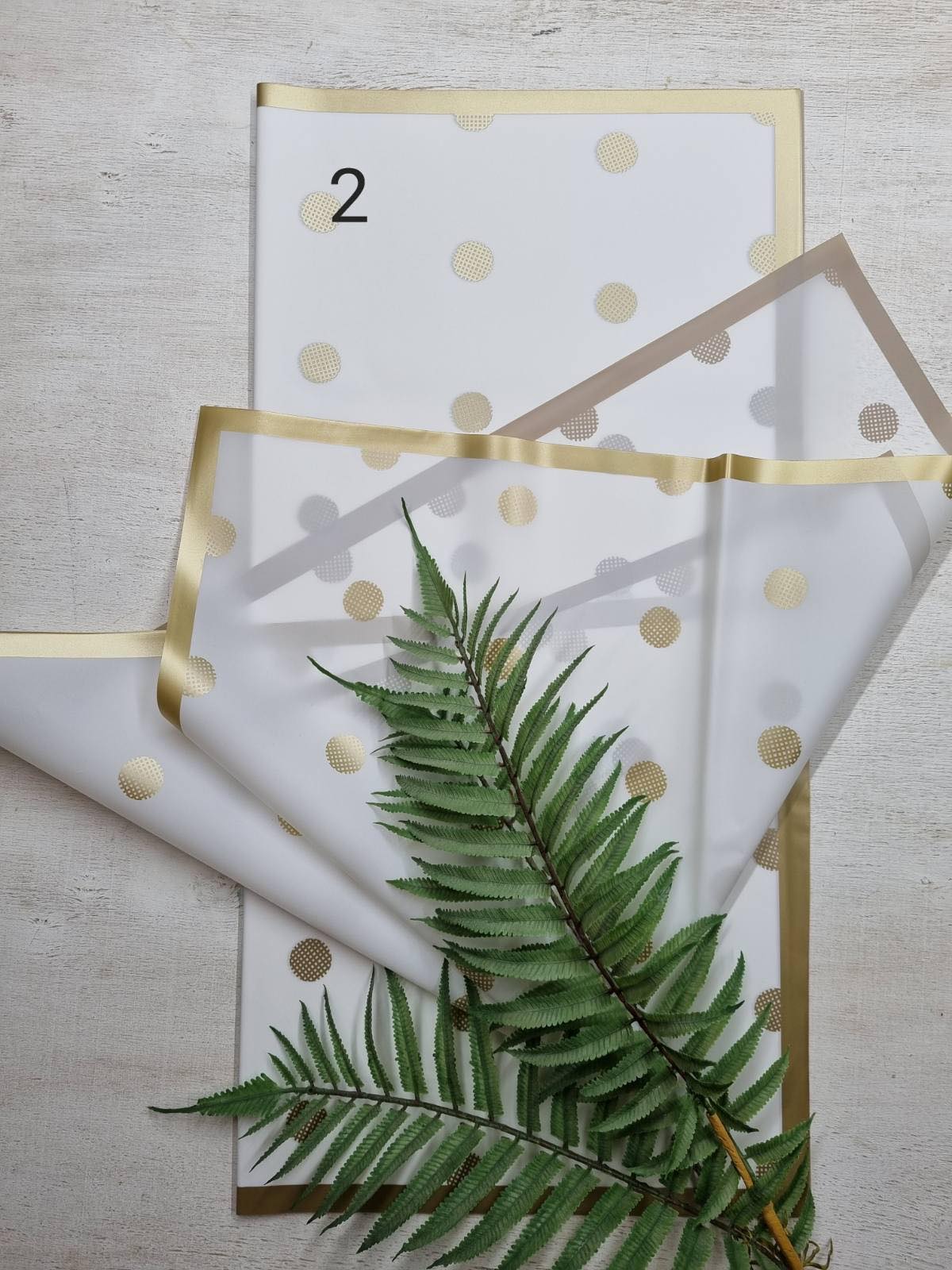 Плівка матова  55мкр, 60 х 60см - 20 листов Золотий Unison (PMSP-2)