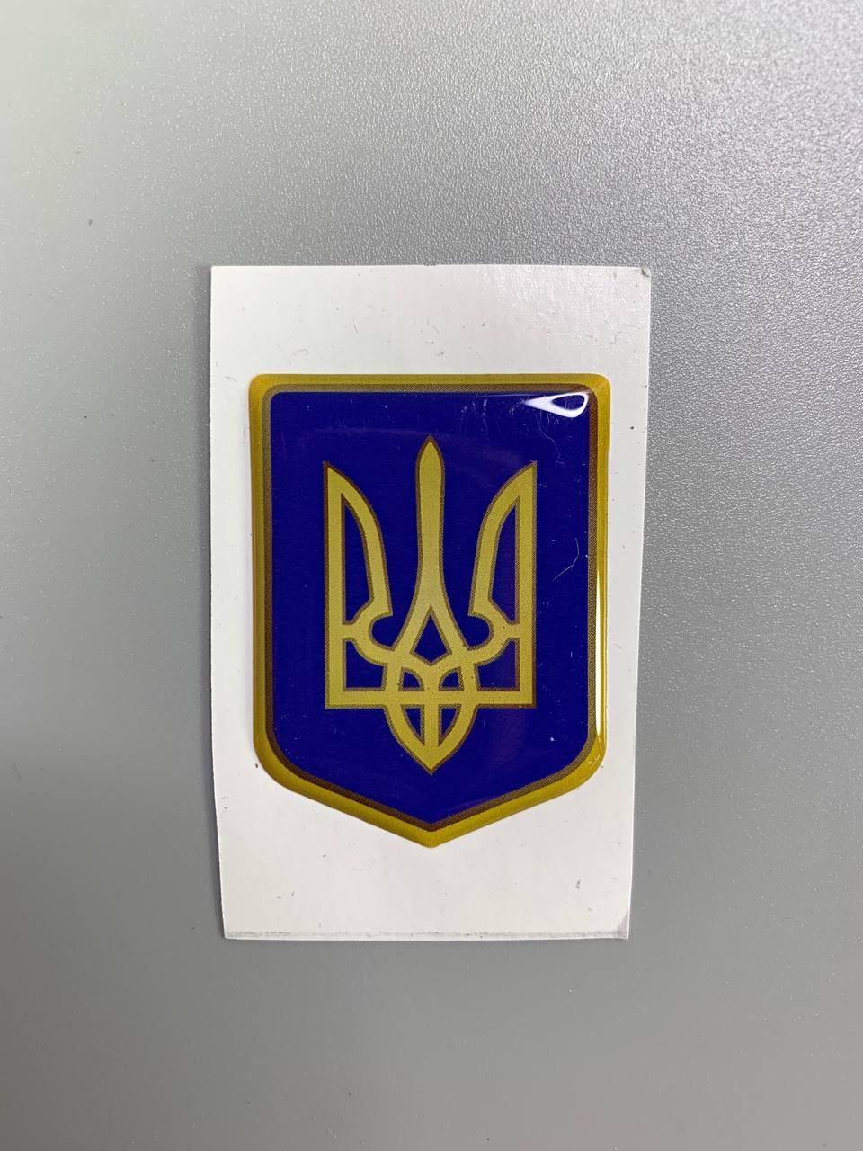 Наклейка объемная 3D 30 х 40мм Желто-синий Unison (SSU-1019)