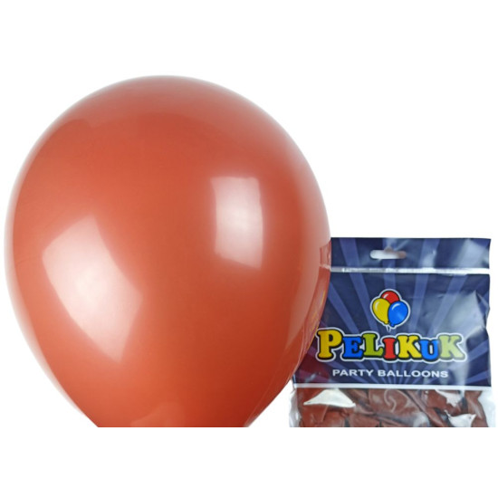Шарики круглые Pelikuk 13' (33 см) пастель шоколад, 50шт/уп Коричневый Pelikuk (1350C-106)