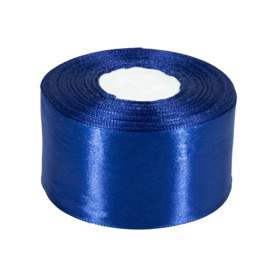 Атласна стрічка 4см (±5мм) x 33м Синій Marill (LA4033-38)