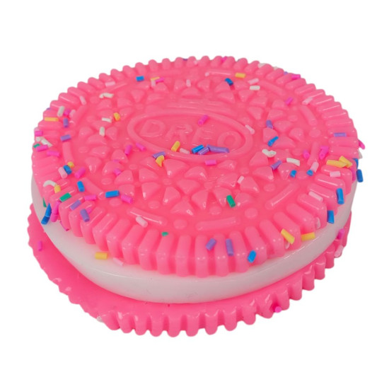 Сквиш орео печенье таба сквиш антистресс розовый 10 х 2см (713011 pink)
