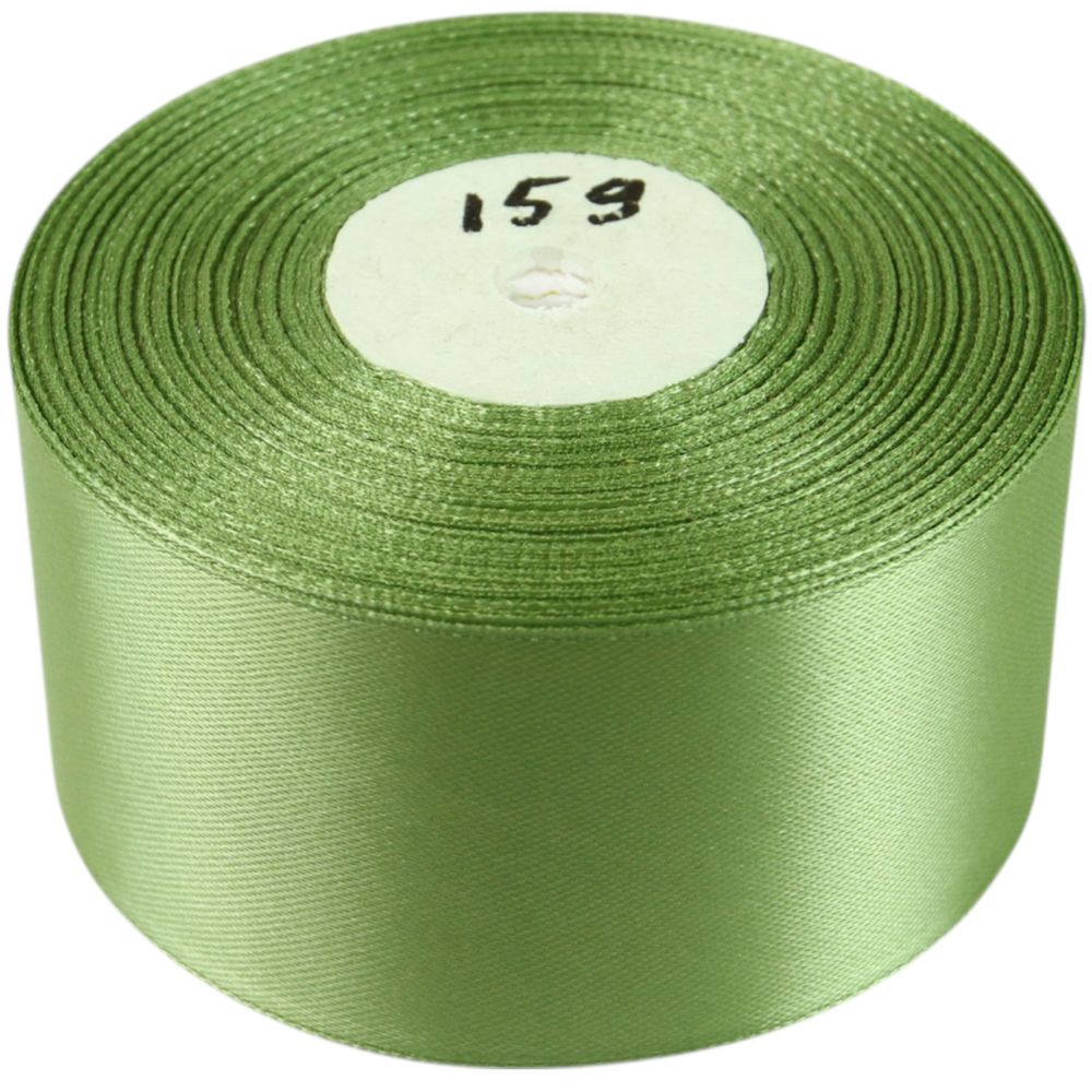 Атласная лента 5см (±5мм) x 33м Зеленый Marill (LA5033-159)