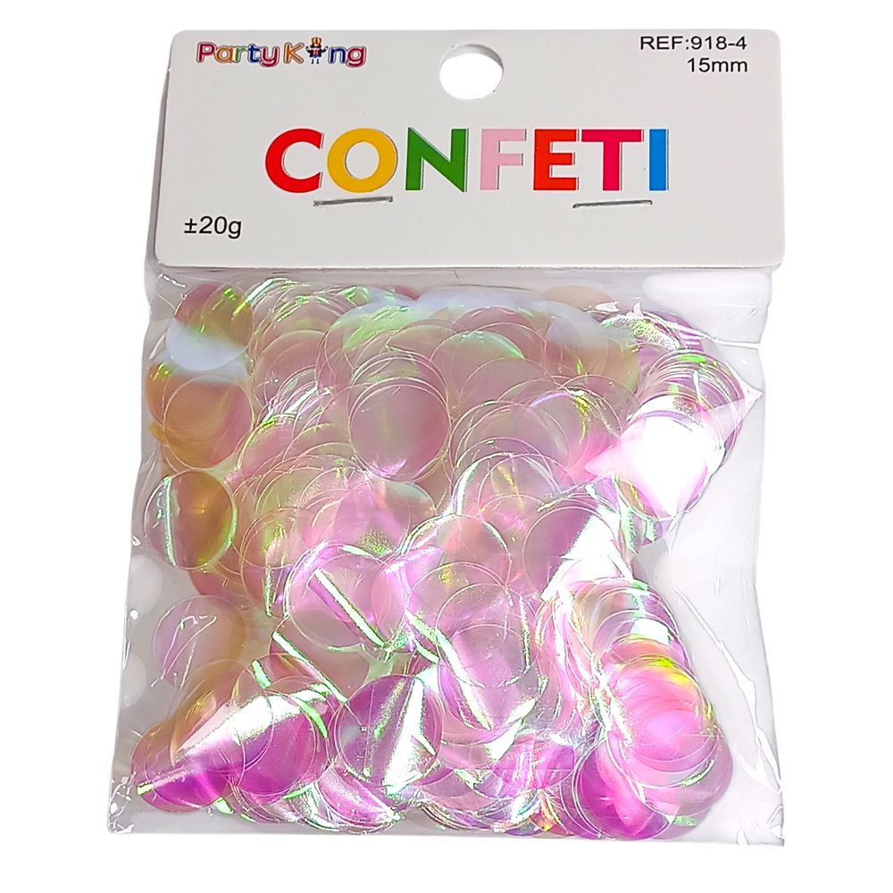Конфетти кружочки 15мм, ±20гр хамелеон (918-4)