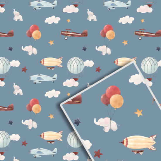 Бумага подарочная 50 х 70см, 10 листов (Пт-І-2368)