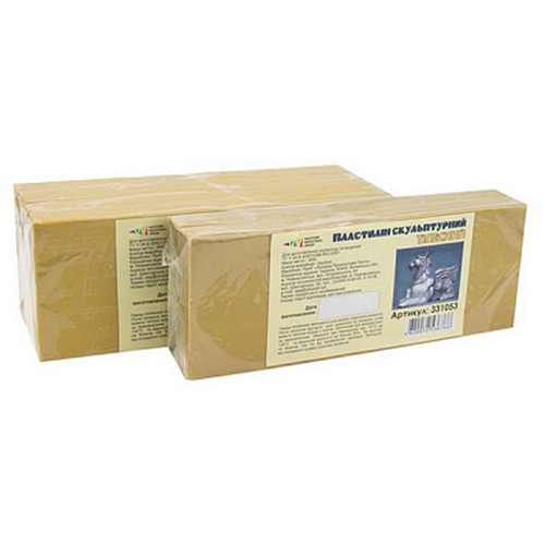 Пластилин скульптурный 400 гр телесный (401305)