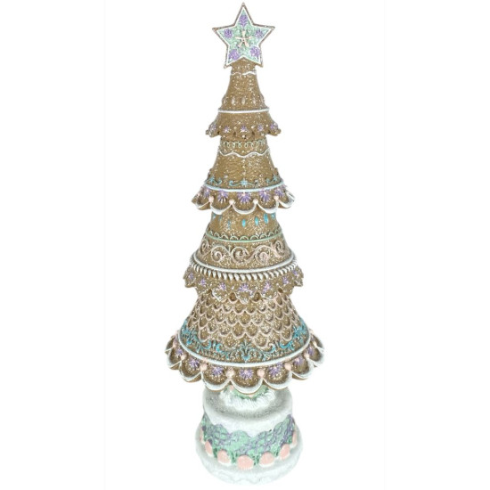 Новорічний cувенір "Ялинка" музична 12 х 12 х 32 см (L00189)