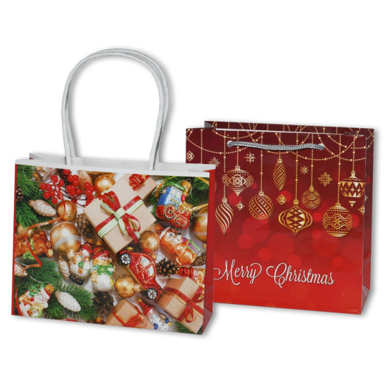 Пакет подарочный новогодний 130г, 16 х 16 х 8см Unison (PVM161608-5)