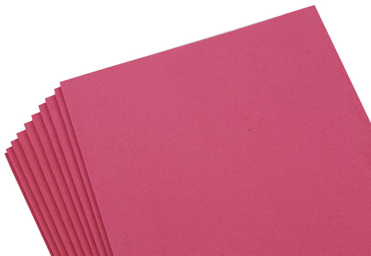 Фоамиран  темно-красный - 10листов (1,8мм) (7490-18-1)