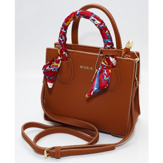 Сумка женская кирпичная 16х18см экокожа (637 brick)