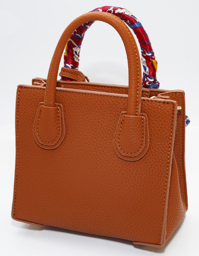 Сумка женская кирпичная 16х18см экокожа (637 brick)