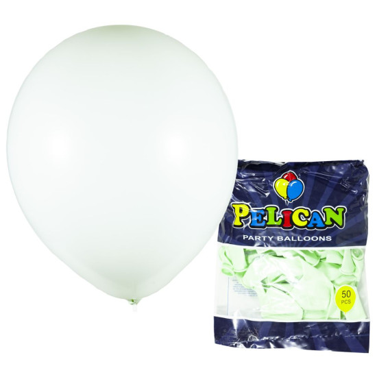 Кульки Pelican 12' (30 см), макарун зелений-2, 50 шт/уп Зелений Pelican (822931/1250-931)