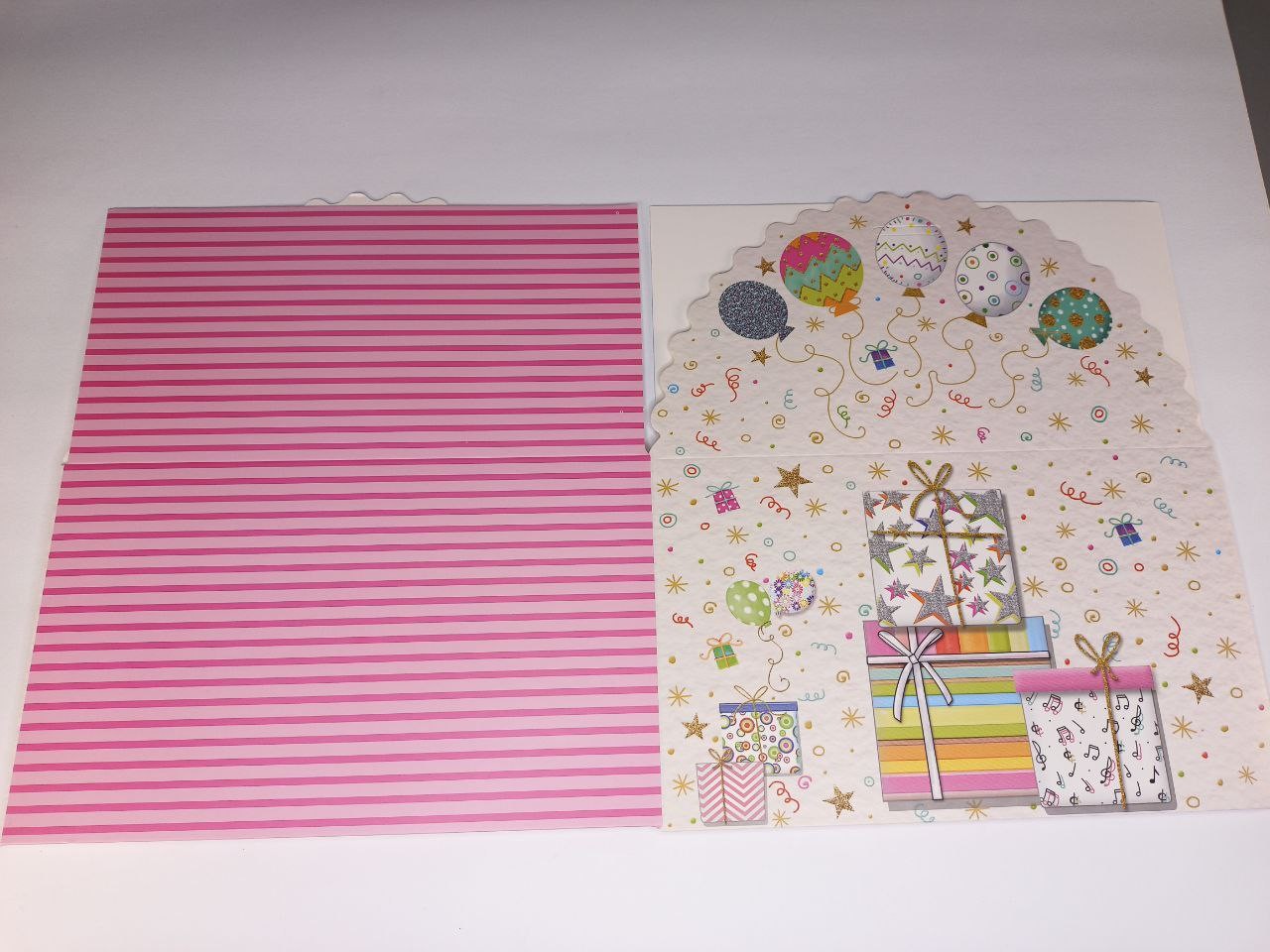 Коробка для торта 350 г  31 x 31 x16см - 4 дизайна (12шт/уп) Unison (HB 8050-L)