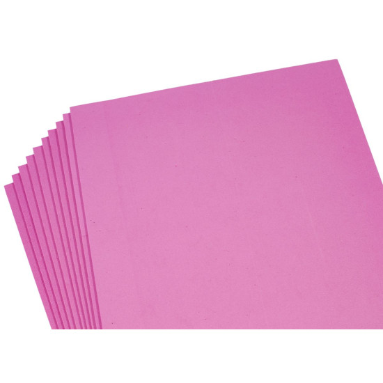 Фоаміран  яскраво-рожевий 20 * 30см, EVA, Флексика, 2 мм. 10 аркушів (10519)