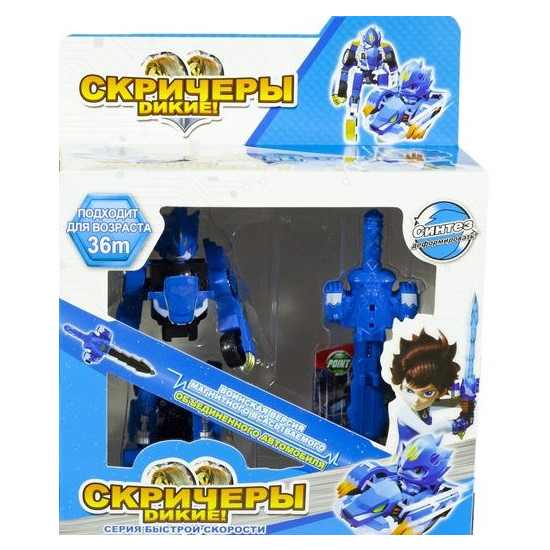 Игрушка-трансформер "Дикие скричеры" 10см  2в1 Unison (828)