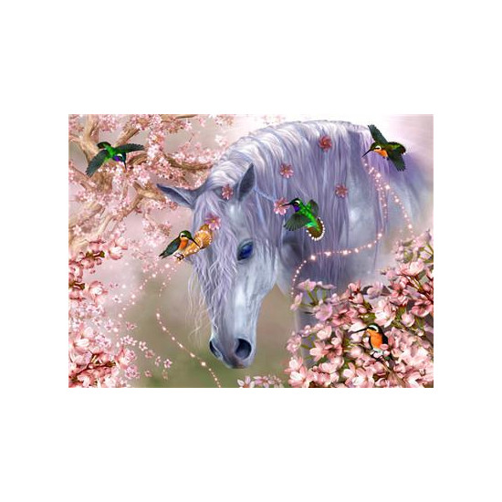 Картина по номерам "Единорог" 40*50см,крас.-акрил,кисть-3шт. (RA3680)