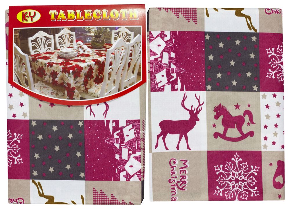Скатерть новогдняя "Christmas" 150 х 240см Разноцветный Unison (6220-110)