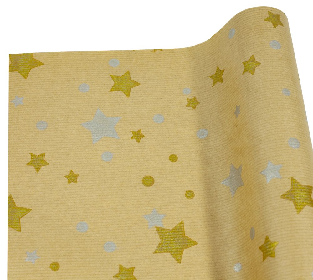 Бумага упаковочная крафт-двосторонний 0,7 х 7м (Пт 864.19)