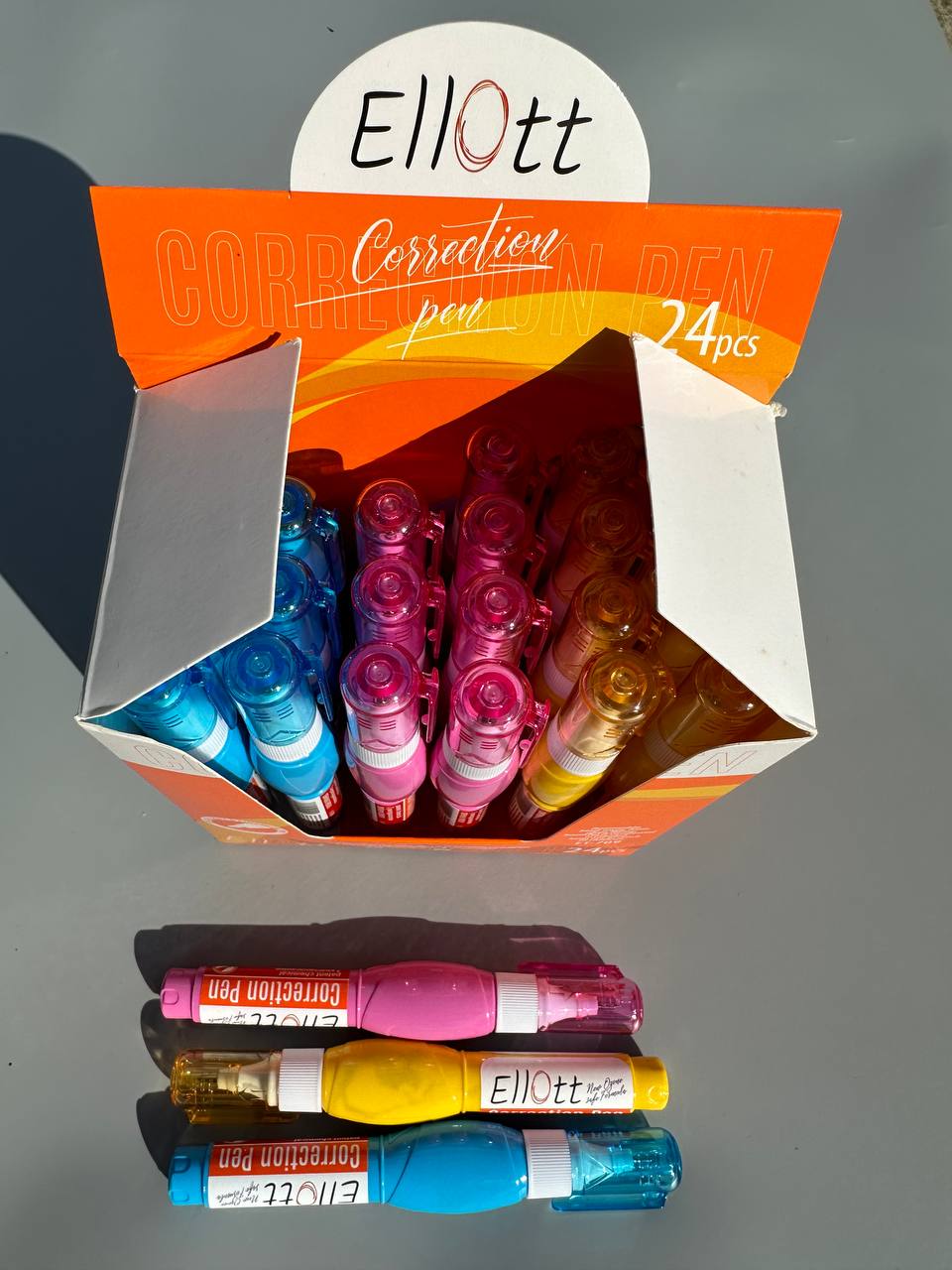 Коректор - ручка "Ellott" 8мл Різнокольоровий Unison (709ET)