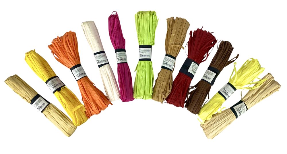 Рафия 15мм х 50м Разноцветный Unison (0815-12)