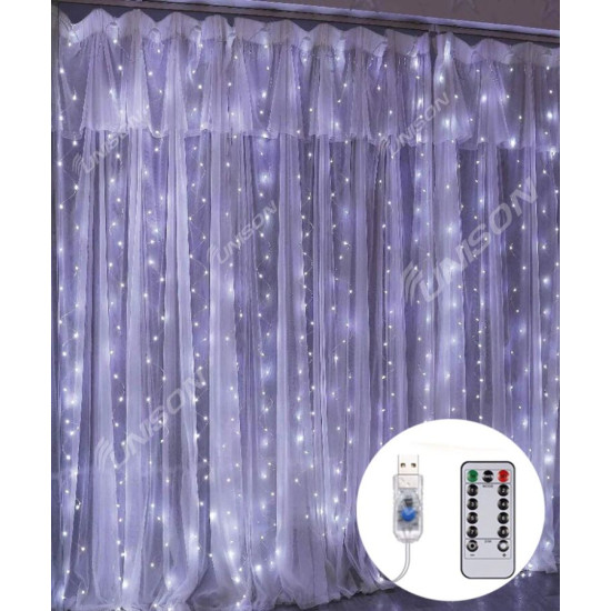 Штора-роса 144л 1,8 * 1,2м, белый (1931-03)