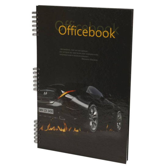 Блокнот  А4 Т/П офсет, пружина, 80 аркушів (A4-80 спираль)