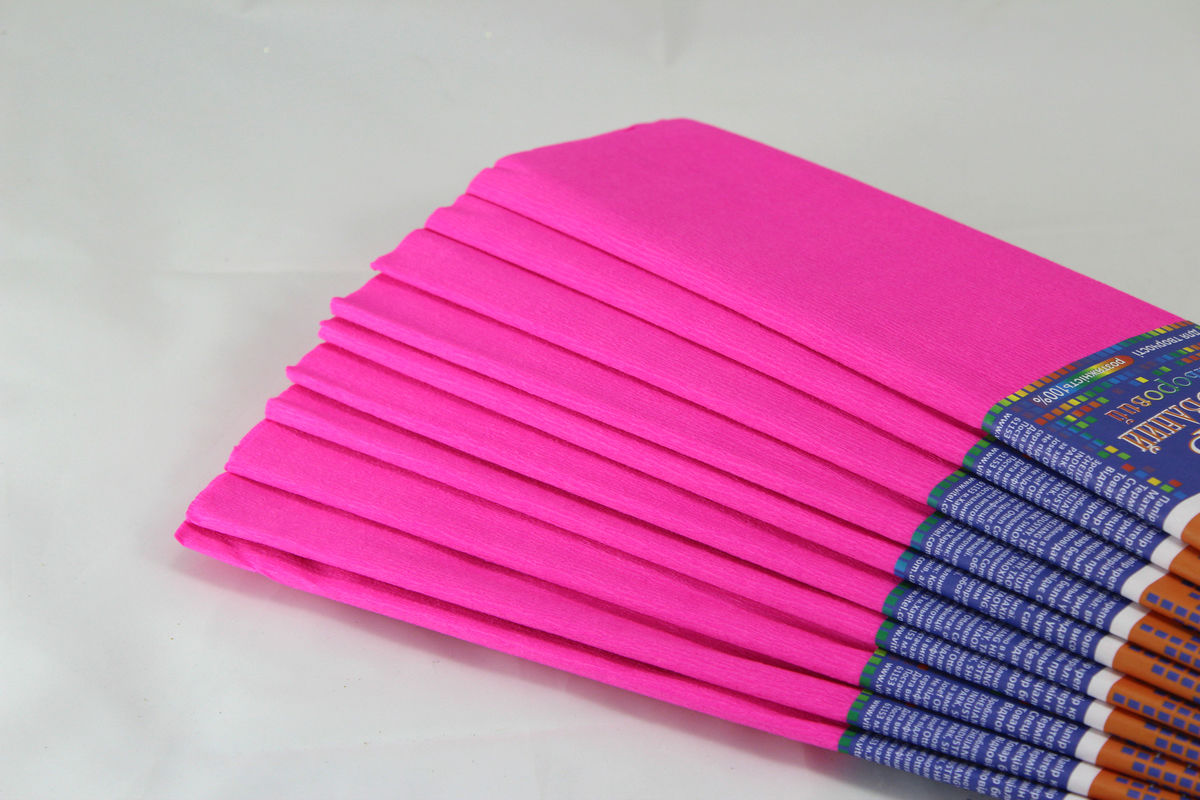 Креп-бумага 35% - 50х200см, 20г/м2 - светло-розовая, KR35-8006 (KR35-8006)