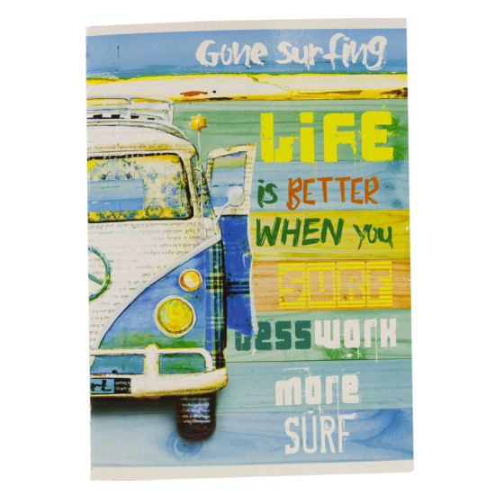 Записная книга А5 36листов в клеточку Серый Ofort (CS5236K)